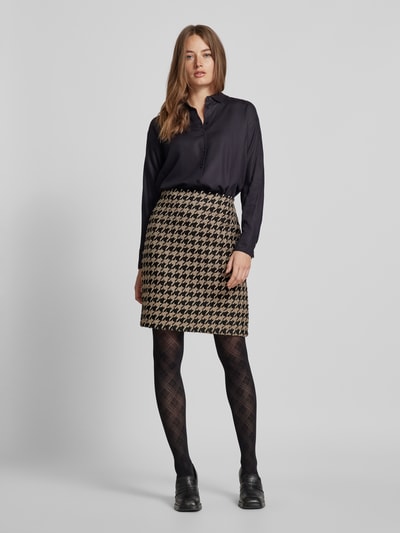 Peek & Cloppenburg Christian Berg WomanKnielanger Rock mit Strukturmuster in taupe Preisnachlass