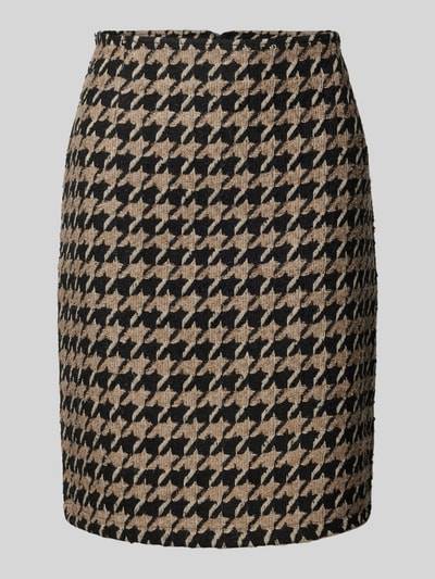 Peek & Cloppenburg Christian Berg WomanKnielanger Rock mit Strukturmuster in taupe Preisnachlass