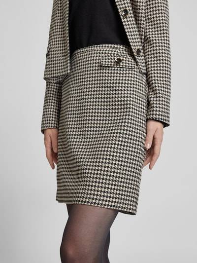Peek & Cloppenburg Christian Berg Woman SelectionKnielanger Rock mit Ziertaschen in black Saisonschlussverkauf