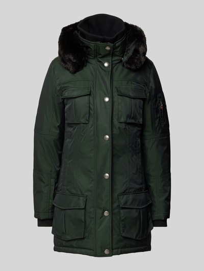 Peek & Cloppenburg WellensteynFunktionsjacke mit Stehkragen Modell 'SCHNEEZAUBER' in dunkelgruen Vatertagsangebot