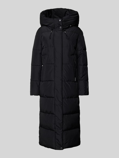 Peek & Cloppenburg khujoSteppmantel mit Label-Detail Modell 'SOULANI' in black Exklusive Angebote