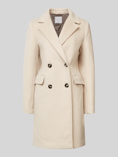 Peek & Cloppenburg MangoMantel mit Reverskragen Modell 'DALI' in beige Große Rabatte