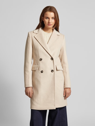 Peek & Cloppenburg MangoMantel mit Reverskragen Modell 'DALI' in beige Große Rabatte