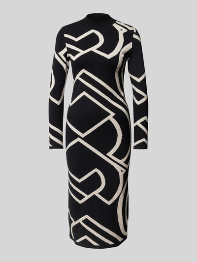 Peek & Cloppenburg commaStrickkleid mit Turtleneck in black Kauf eins, bekomm eins gratis