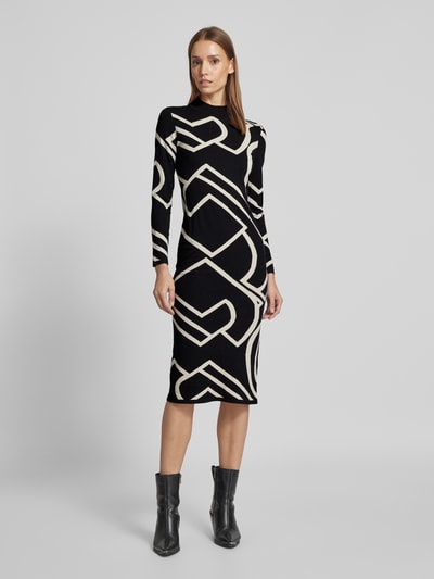 Peek & Cloppenburg commaStrickkleid mit Turtleneck in black Kauf eins, bekomm eins gratis