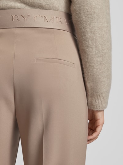 Peek & Cloppenburg CambioStoffhose mit elastischem Bund Modell 'AVA' in beige Super Sparpreis