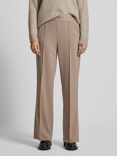 Peek & Cloppenburg CambioStoffhose mit elastischem Bund Modell 'AVA' in beige Super Sparpreis