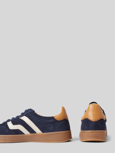 Peek & Cloppenburg GantSneaker aus Leder mit Label-Stitching Modell 'Cuzima' in bleu Letzte 2 Tage