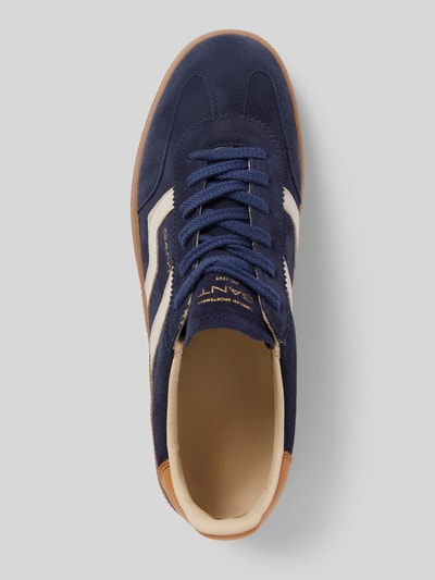Peek & Cloppenburg GantSneaker aus Leder mit Label-Stitching Modell 'Cuzima' in bleu Letzte 2 Tage