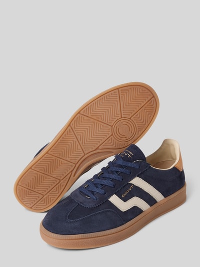Peek & Cloppenburg GantSneaker aus Leder mit Label-Stitching Modell 'Cuzima' in bleu Letzte 2 Tage