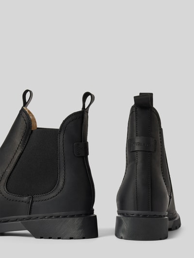 Peek & Cloppenburg TamarisStiefeletten aus Leder mit elastischen Einsätzen in black Bis zu 65% Rabatt