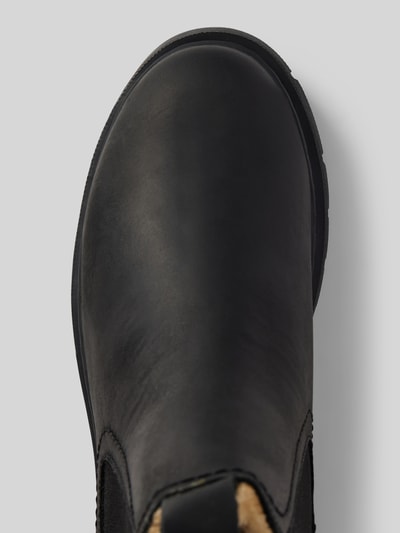 Peek & Cloppenburg TamarisStiefeletten aus Leder mit elastischen Einsätzen in black Bis zu 65% Rabatt