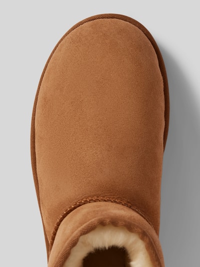 Peek & Cloppenburg UGGBoots aus Leder Modell 'CLASSIC MINI' in camel Vierteljährliche Förderung