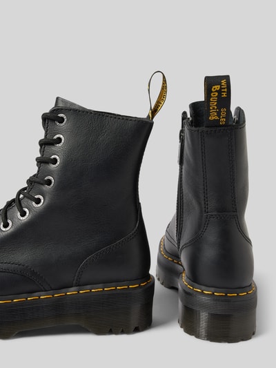 Peek & Cloppenburg Dr. MartensSchnürboots aus Leder mit Ziernaht Modell 'Jadon' in black Super Rabatt