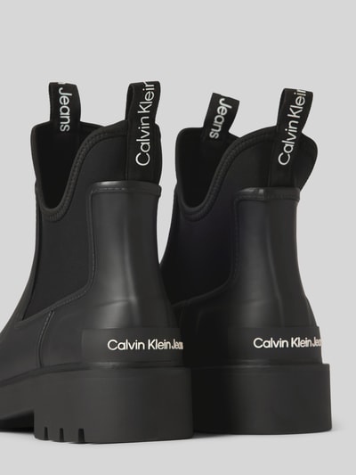 Peek & Cloppenburg Calvin Klein JeansGummistiefel mit Label-Detail in black Begrenzt auf 3 Tage