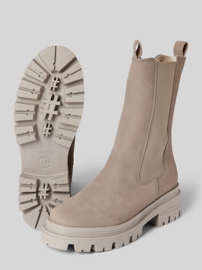 Peek & Cloppenburg TamarisChelsea Boots mit elastischem Einsatz in hellgrau Speichern exportieren