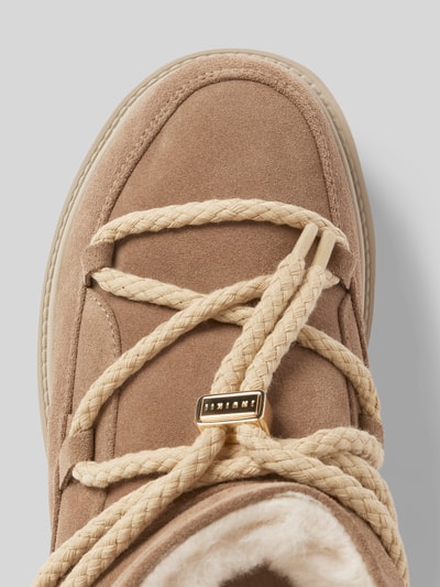 Peek & Cloppenburg INUIKIILederstiefel mit Plateausohle in beige Rabatte dieses Monats