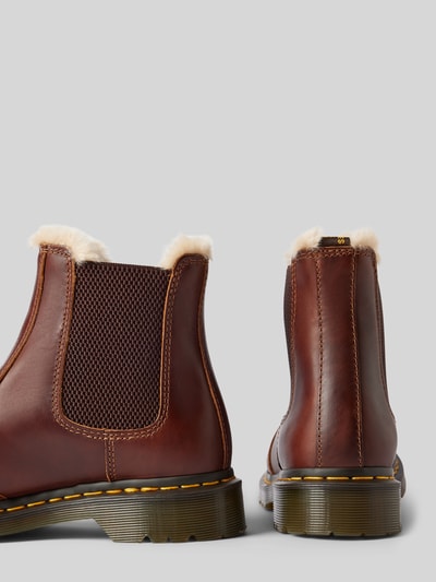 Peek & Cloppenburg Dr. MartensChelsea Boots aus Leder mit Innenfutter Modell 'Leonore' in cognac Outlet