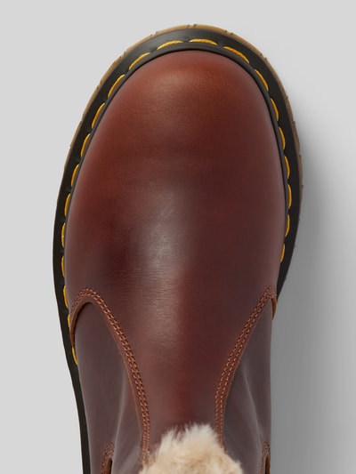 Peek & Cloppenburg Dr. MartensChelsea Boots aus Leder mit Innenfutter Modell 'Leonore' in cognac Outlet