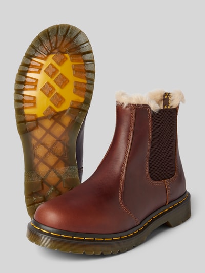 Peek & Cloppenburg Dr. MartensChelsea Boots aus Leder mit Innenfutter Modell 'Leonore' in cognac Outlet