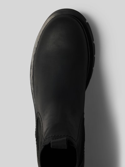Peek & Cloppenburg TamarisBoots aus Leder mit profilierter Sohle in black Auslauf