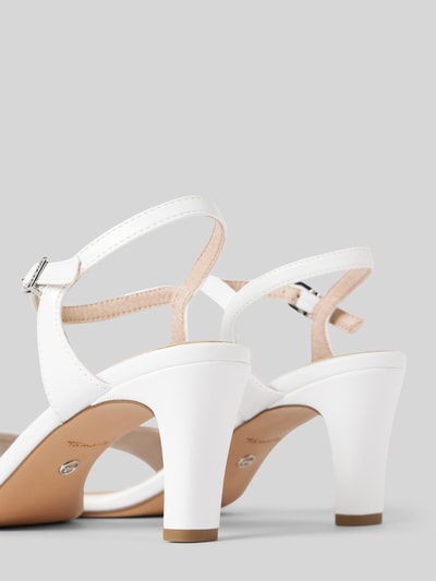 Peek & Cloppenburg TamarisSandalette mit breiter Schaftbrücke in weiss Angebote