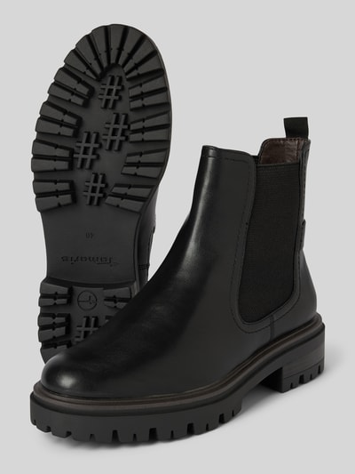 Peek & Cloppenburg TamarisChelsea Boots mit Zugschlaufe in black Günstiger Verkauf