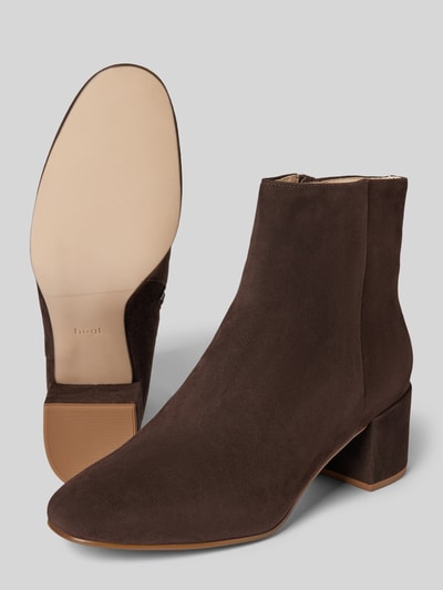 Peek & Cloppenburg HöglAnkle Boots mit Blockabsatz in dunkelbraun Kostenloser Versand