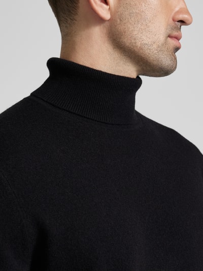 Peek & Cloppenburg MCNEALStrickpullover mit Rollkragen in black Begrenztes Angebot