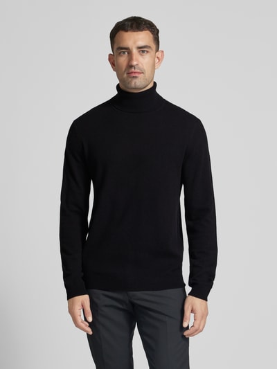 Peek & Cloppenburg MCNEALStrickpullover mit Rollkragen in black Begrenztes Angebot