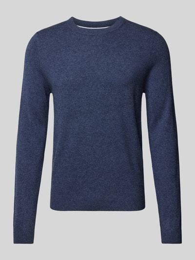 Peek & Cloppenburg MCNEALStrickpullover mit Rundhalsausschnitt in dunkelblau melange Exklusivangebot