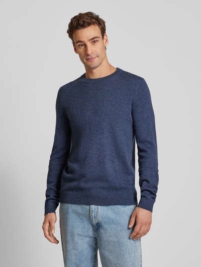 Peek & Cloppenburg MCNEALStrickpullover mit Rundhalsausschnitt in dunkelblau melange Exklusivangebot