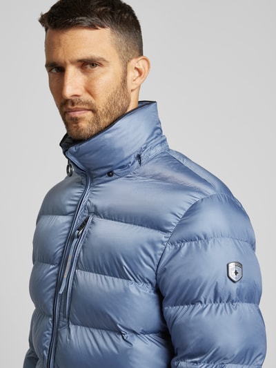 Peek & Cloppenburg WellensteynSteppjacke mit Label-Detail Modell 'BLACKBIRD' in stein Preisnachlass