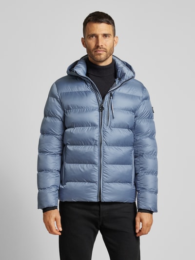 Peek & Cloppenburg WellensteynSteppjacke mit Label-Detail Modell 'BLACKBIRD' in stein Preisnachlass