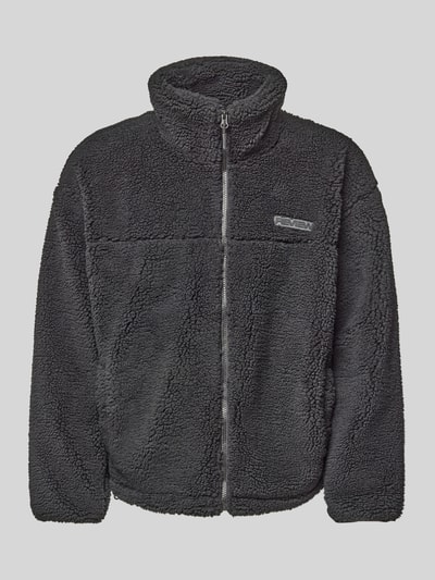 Peek & Cloppenburg REVIEWFleecejacke mit Label-Detail in black Black Friday