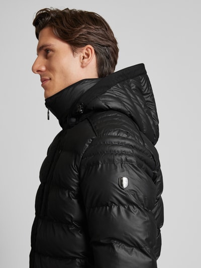 Peek & Cloppenburg WellensteynSteppjacke mit Kapuze Modell 'BLACKJACK' in black Vatertagsangebot