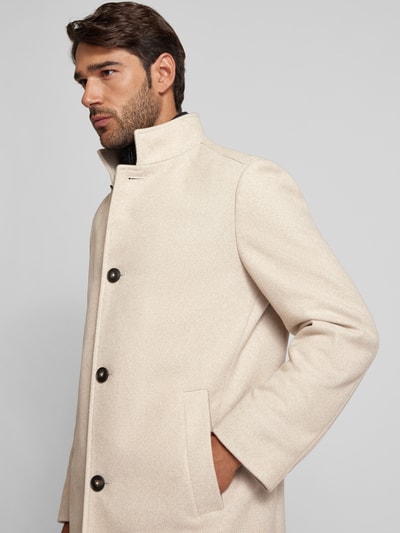 Peek & Cloppenburg MCNEALMantel mit Stehkragen in beige Heißer Verkauf