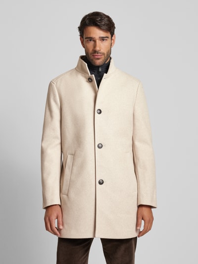 Peek & Cloppenburg MCNEALMantel mit Stehkragen in beige Heißer Verkauf
