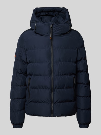 Peek & Cloppenburg SuperdrySteppjacke mit Reißverschlusstaschen in marine Neuheiten