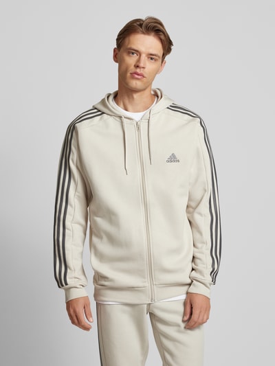 Peek & Cloppenburg ADIDAS SPORTSWEARSweatjacke mit Logo-Stitching in sand Kauf eins, bekomm eins gratis