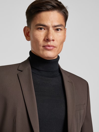Peek & Cloppenburg Christian Berg MenStrickpullover mit Rollkragen in black Sonderangebote