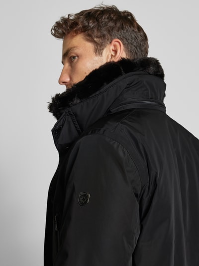 Peek & Cloppenburg WellensteynFunktionsjacke mit Reißverschlusstaschen Modell 'HALIFAX' in black Wochenangebot