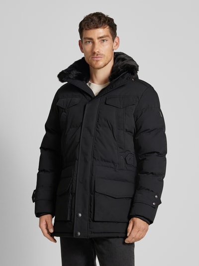 Peek & Cloppenburg WellensteynFunktionsjacke mit Kapuze Modell 'SEAMASTER' in black Begrenzte Freigabe