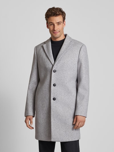 Peek & Cloppenburg MCNEALMantel mit Reverskragen in anthrazit Bis zu 50% Rabatt