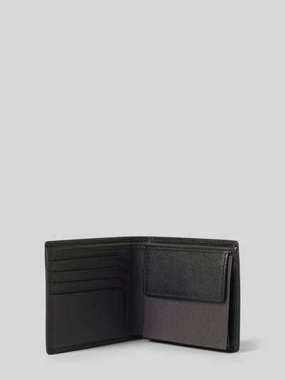 Peek & Cloppenburg HUGOSchlüsselanhänger aus Leder mit Label-Applikationen in black Vierteljährliche Förderung