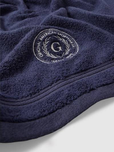Peek & Cloppenburg GantHandtuch mit Label-Stitching in marine Riesige Rabatte
