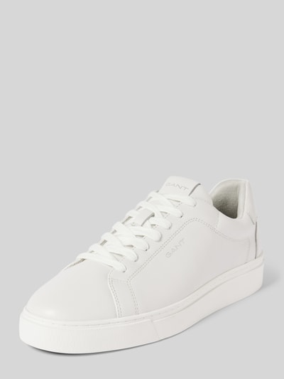 Peek & Cloppenburg GantSneaker aus Leder mit Label-Details in weiss Lagerräumung