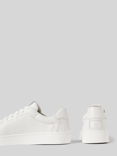 Peek & Cloppenburg GantSneaker aus Leder mit Label-Details in weiss Lagerräumung