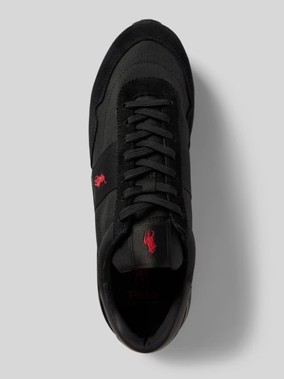 Peek & Cloppenburg Polo Ralph LaurenSneaker mit Logo-Stitching Modell 'TRAIN 89' in black Top Angebot