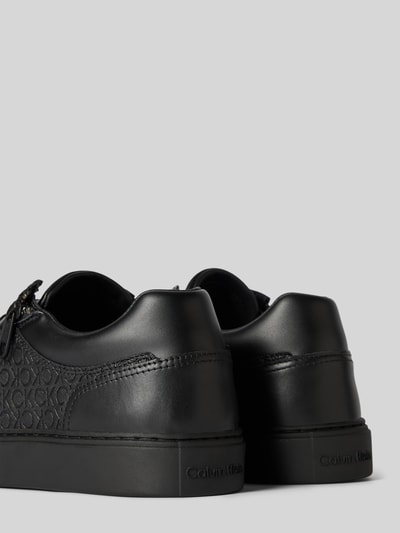 Peek & Cloppenburg CK Calvin KleinLedersneaker mit seitlichem Reißverschluss in black Neueste Mode